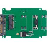 mSATA mini PCI-E SSD harde schijf naar 2.5 inch SATA Converter Kaart
