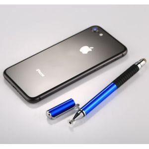 Universele 2 in 1 multifunctionele ronde dun Tip Capacitieve Touch scherm Stylus Pen voor iPhone  iPad  Samsung  en andere Capacitieve Touch scherm Smartphones of Tablet PC(Dark Blue)