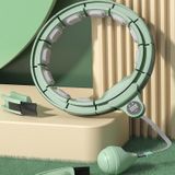 Intelligent tellen magnetische therapie massage fitness ring + siliconen pad  binnen 180 catties (avocado groen)