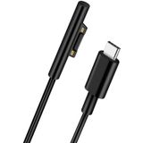 Microsoft Surface Pro 6/5 naar USB-C/type-C Male interfaces power adapter oplader kabel voor Microsoft Surface Pro 6/5/4/3/Microsoft Surface go