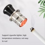Motorcycle Car Dual USB Mobile Phone Charger Met Sigaret Lighter Interface Multi-function Digital Display Car Charger  Style: DYUK Red Light