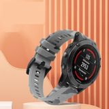 Voor Garmin Fenix 7 Pro 47 mm 22 mm camouflage siliconen horlogeband (camouflage oranje)