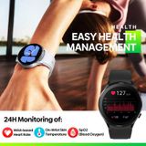 Zeblaze GTR 3 1 32 inch smartwatch  ondersteuning voor spraakoproepen / hartslag / bloedzuurstof / huidtemperatuur op de pols / sportmodi