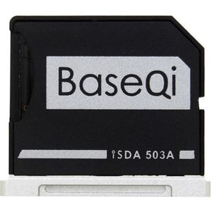 BASEQI 503ASV verborgen aluminium legering SD-kaart geval voor MacBook Pro Retina 15 inch (Mid-2012 tot begin 2013) laptops