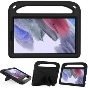 For Samsung Galaxy Tab A7 Lite 8.7 SM-T220 / SM-T225 Handle Portable EVA Shockproof Anti Falling Protective Case with Triangle Holder(Black)