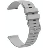 Voor Garmin Forerunner 255S 18mm golvende gestippelde effen siliconen horlogeband