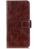 Voor Wiko Y82 Retro Crazy Horse Texture Horizontale Flip Leren Case (Brown)