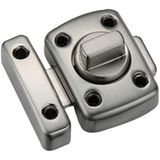Universele deurklink beveiliging schuifdeur slot met schroeven maat: S (geborsteld zilver)