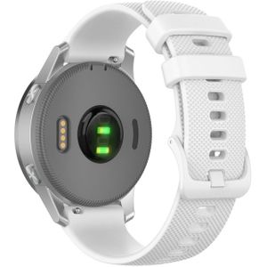 Voor Garmin Siliconen Smart Watch Vervanging strap Polsbandje  Maat:18mm Universal(Wit)