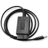 USB ELM327 OBDII auto diagnostisch hulpprogramma voor Notebook / PC(Black)