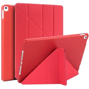 Multi-vouwen PU Lederen Matte TPU-tablet Case voor iPad Pro 10.2 2021/2020 / 10.5 2017