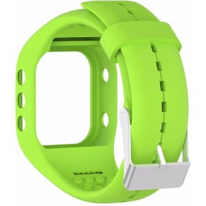 Slimme horloge Silicome polsband horlogeband voor POLAR A300 (groen)