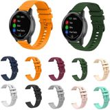 Voor Huawei Watch GT3 Pro 46 mm 22 mm golvend puntpatroon effen kleur siliconen horlogeband