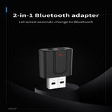 Universele USB Bluetooth zender ontvanger 2-in-1 Bluetooth 5 0 TV computer Wireless Audio Bluetooth adapter zwart