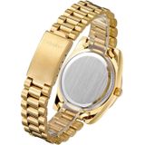 CAGARNY 6866 Fashion Life waterdichte gouden stalen band quartz horloge (zwart)