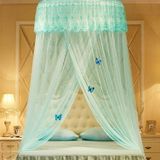 Dome Suspended Floor Mosquito Net  Grootte: 1 meter in diameter (Groen)