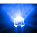 1000pcs 5 mm blauw licht Water duidelijk LED-Lamp (1000pcs in n verpakking  de prijs is voor 1000pcs)