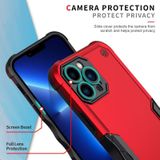 Antislip Armor Phone Case voor iPhone 13 Pro (Blauw)