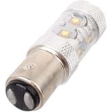 1157/Ba15d 50W 750LM 6500K wit licht 10-3535-LEDs auto remlicht  constante stroom  DC12-24V