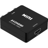 HOWEI HW-2105 Mini AV CVBS/L+R Audio naar HDMI Converter Adapter  Support Scaler 1080P (Zwart)