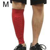Voetbal anti-botsing leggings outdoor basketbal paardrijden alpinisme enkel beschermen kalf sokken Gear Protector  maat: M