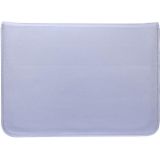 PU-leer Ultra-dunne envelope bag laptoptas voor MacBook Air / Pro 15 inch  met standfunctie(Tranquil Blue)