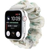 Stoffen haarring vervanging riem horlogeband voor Apple Watch Serie 6 & SE & 5 & 4 44mm / 3 & 2 & 1 42mm(2)