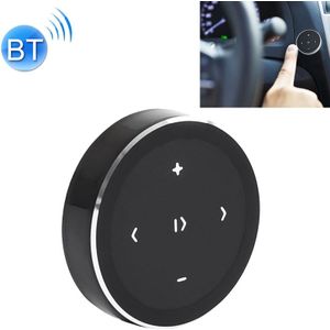 Auto Wireless Bluetooth Controller Mobiele Telefoon Multimedia Multifunctioneel stuurwiel Afstandsbediening (Zwart)