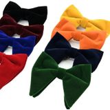 Mannen Velvet Double-layer Big Bow-knot Bow Tie Kleding Accessoires (Rood)