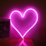 LED Acryl Transparant Achterpaneel Neon Licht Vakantie Decoratie Lamp (Liefde)