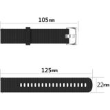 Slimme horloge siliconen polsband horlogeband voor POLAR Vantage M 22cm (wit)