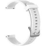 Slimme horloge siliconen polsband horlogeband voor POLAR Vantage M 22cm (wit)