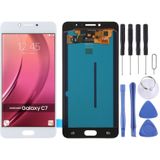 LCD-scherm en digitizer volledige montage (OLED-materiaal) voor Galaxy C7 Pro/C7010 (wit)