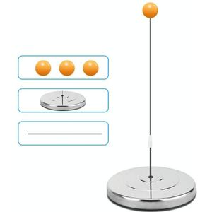 Enkele tafeltennis trainer elastische flexibele schacht vaste bal training  specificatie: roestvrij staal zonder racket