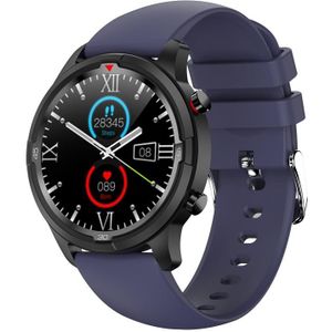 TW26 1.28 Inch IPS Touchscreen IP67 Waterdicht Smart Watch  ondersteuning Slaapbewaking / hartslagmonitoring / Dual-modus Call / Blood Oxygen Monitoring  Style: Silicone Strap (Dark Blue)
