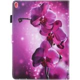 Voor iPad Pro 10.5 inch bloem patroon horizontale Flip lederen draagtas met 3 versnellingen houder & Card Slots