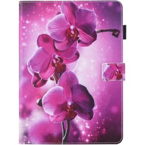 Voor iPad Pro 10.5 inch bloem patroon horizontale Flip lederen draagtas met 3 versnellingen houder & Card Slots