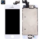 10 stuks 4 in 1 voor iPhone 5 (Front Camera + LCD + Frame + touchpad) Digitizer Assembly(White)