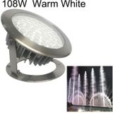 108W Square Park Landscape LED Underwater Light Pool Light (Warm White Light)