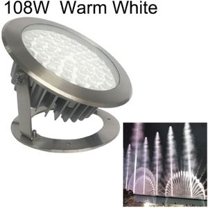 108W Square Park Landscape LED Underwater Light Pool Light (Warm White Light)