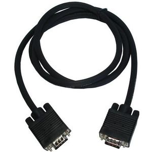 Hoge kwaliteit VGA 15 Pin mannetje naar VGA 15 Pin mannetje kabel voor LCD Monitor / Projector  Lengte: 20 meter (zwart)