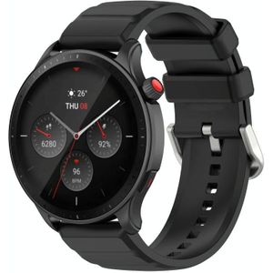 Voor Amazfit GTR 4 22mm siliconen horlogeband