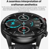 Q88 1 28 inch Touch Screen Dual-mode Bluetooth Smart Watch  Support Sleep Monitor / Hartslagmeter / Bloeddrukmonitor (Zilveren Milanese band)