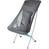 Outdoor Draagbare klapstoel Ultralight Aluminium Legering Moon Camping Beach Chair  Kleur: Zwarte surface-blue achtergrond