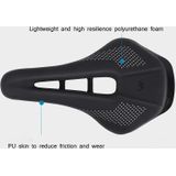 WEST BIKING Cycling Seat Hollow ademende comfortabele zadel rijden apparatuur (zwart)