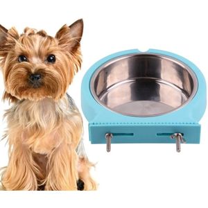 Roestvrij staal Pet Bowl Hanging Bowl Anti-Ofturning Dog Cat Bowl Feeder  Specificatie: Groot