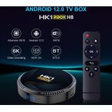 HK1RBOX H8-H618 Android 12.0 Allwinner H618 Quad Core Smart TV Box  geheugen: 4 GB + 32 GB (UK-stekker)