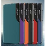 Voor Huawei Mate 40 Pro Side Display Shockproof Horizontale Flip Leather Phone Case