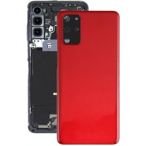 Batterij achterklep met cameralensdeksel voor Samsung Galaxy S20 +(rood)