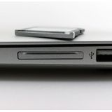 BASEQI 303ASV verborgen aluminium legering SD-kaart Case voor MacBook Pro Retina 13 3 inch laptops